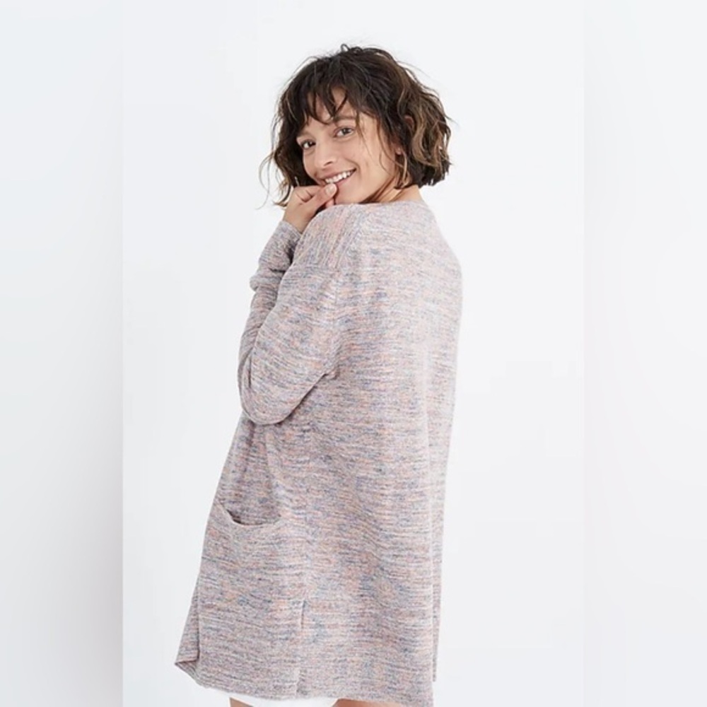 Madewell | Marled Summer Ryder Cardigan Sweater | No‎ Size | Color Marled Papaya